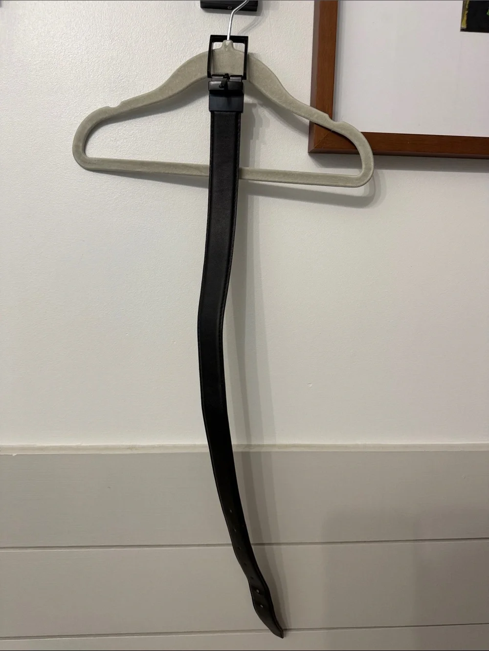 Classic Black Leather Belt